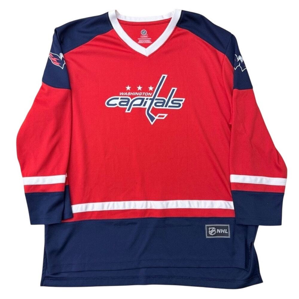 Washington Capitals NHL hockey jersey eagle red, white blue Size XL